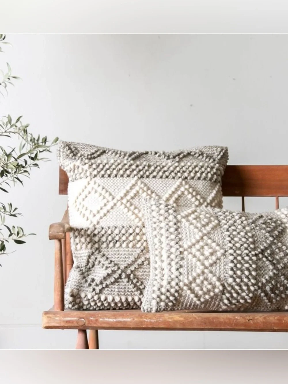 Magnolia Home || by Joanna Gaines ‘Joslin’ Gray & Ivory Pillow